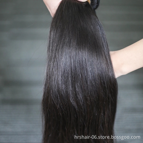 12a super double drown brazilian virgin hair straight hair clip in human hair extensions